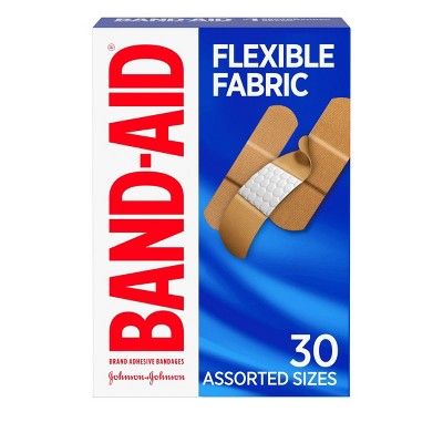 Band-Aid Flexible Fabric Brand Adhesive Bandages - 30ct | Target