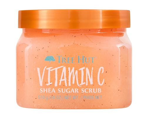 Tree Hut Vitamin C Shea Sugar Scrub, 18 oz, Ultra Hydrating and Exfoliating Scrub for Nourishing Essential Body Care | Amazon (US)