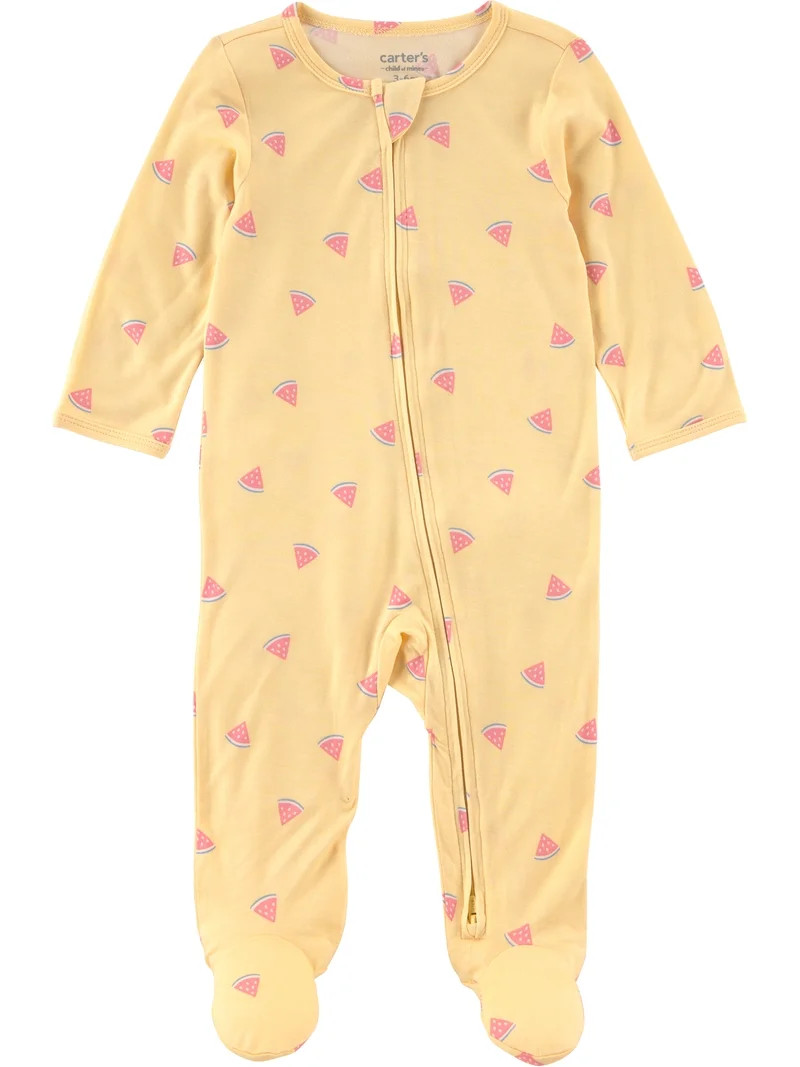 Carter's Child of Mine Baby ComfySoft Sleep 'N Play, Sizes Preemie-6/9 Months | Walmart (US)