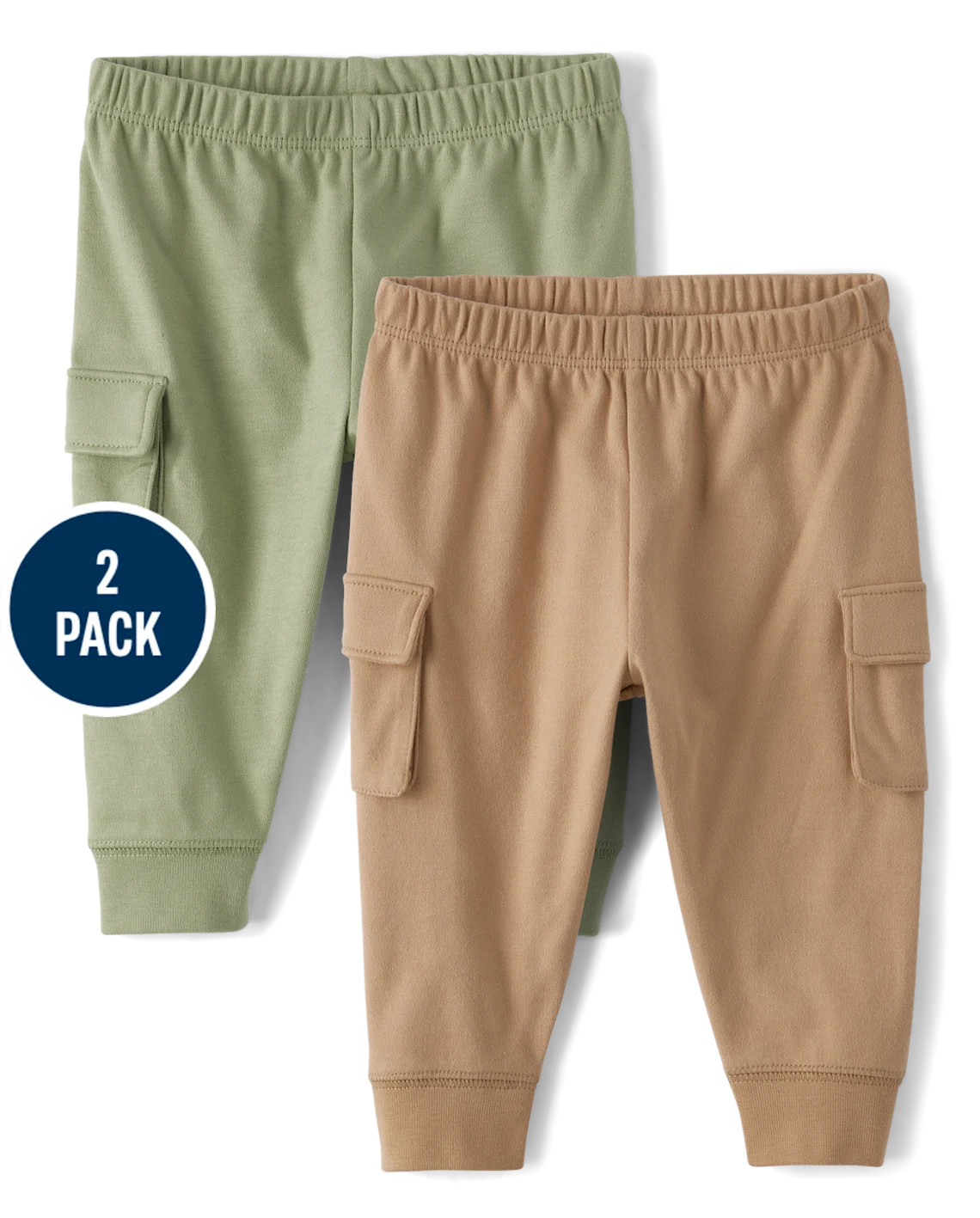 Baby Boys Cargo Jogger Pants 2-Pack - green | The Children's Place