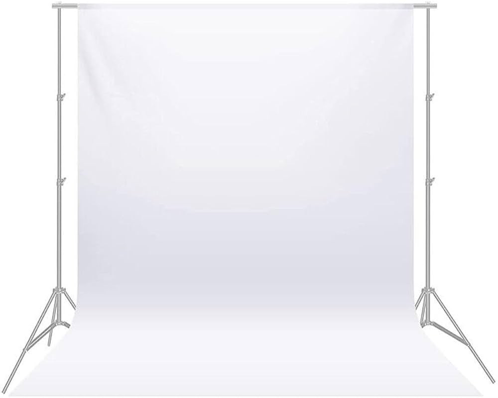 White Backdrop Curtain Photography Backdrop Drapes 10 ft x 10 ft High Density White Backdrop Back... | Amazon (US)