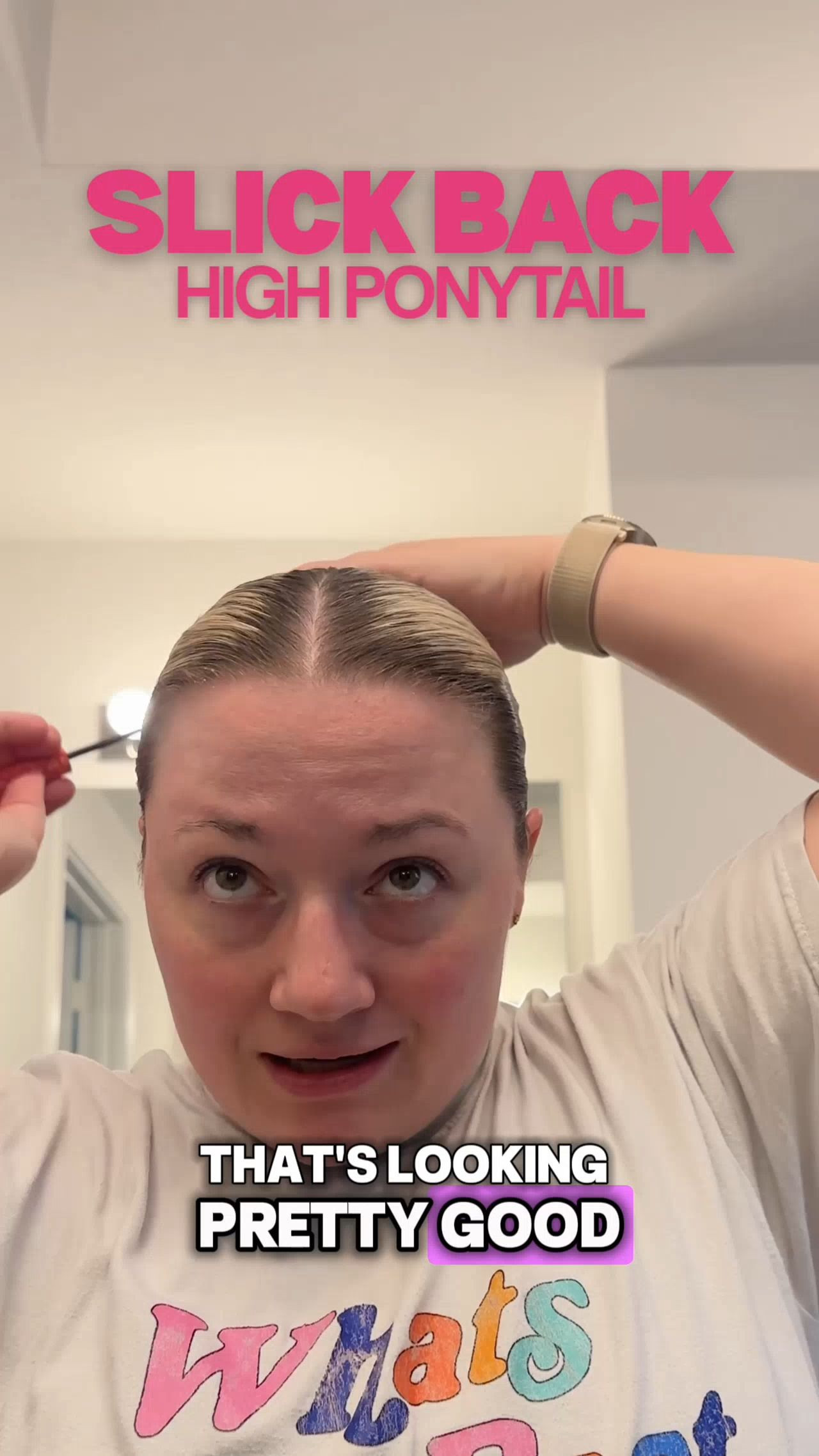 A slick back pony method that works and smells amazing! #slickbackponytail #slickbackhair #hairstyles 

 #LTKgrwm #LTKmorningroutine #LTKBeauty