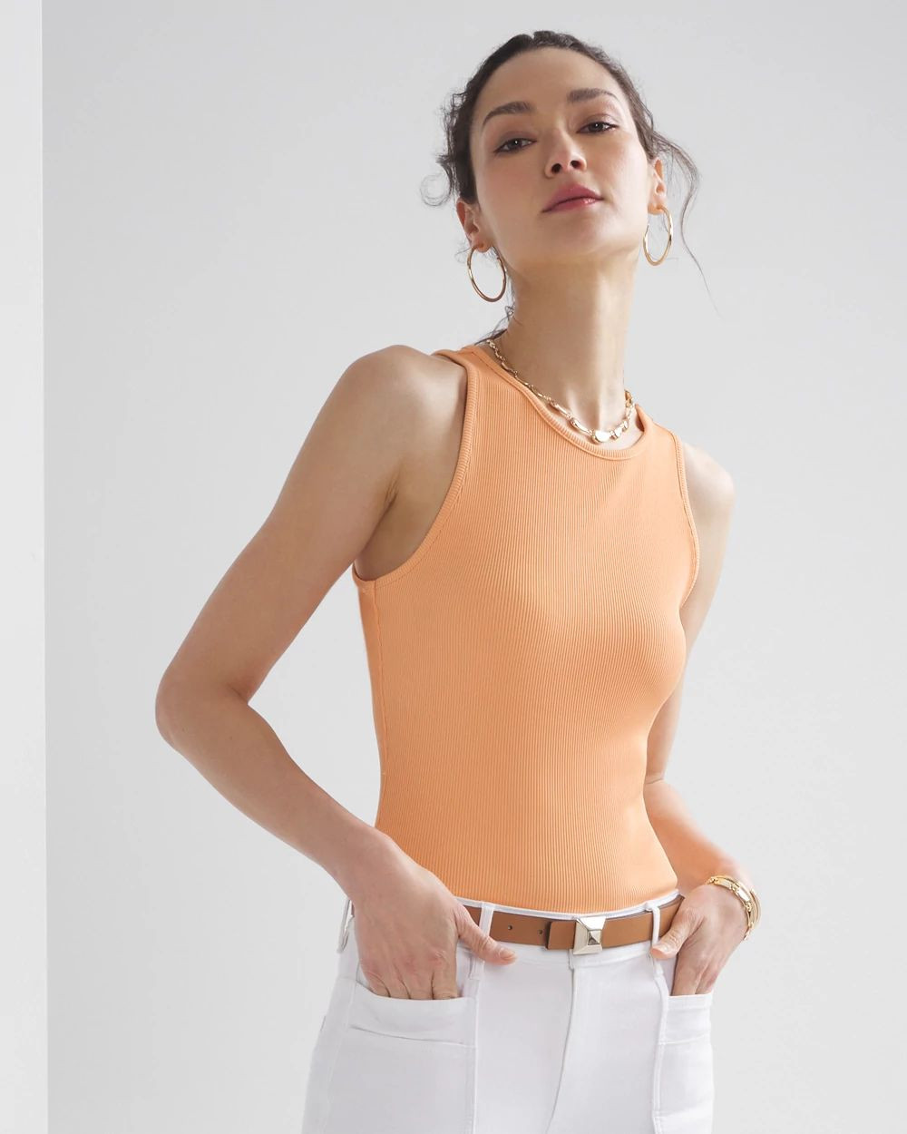 WHBM® FORME Rib Tank | White House Black Market