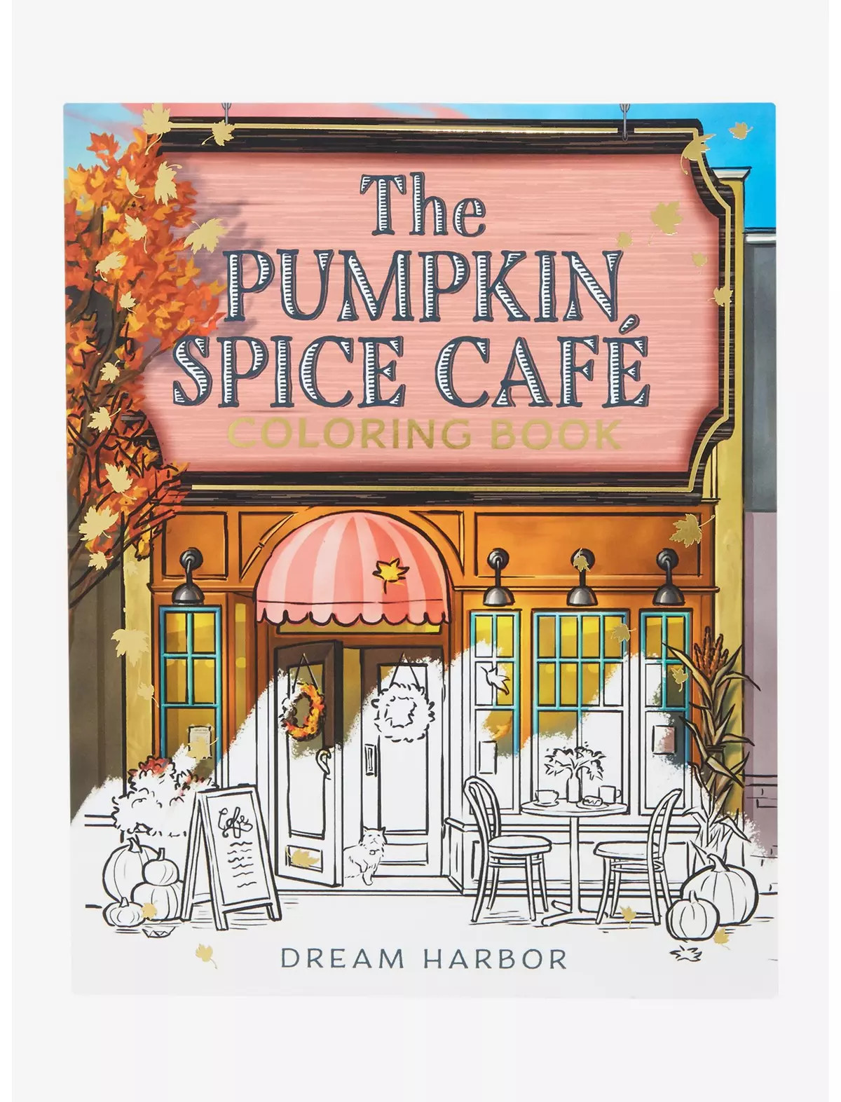 The Pumpkin Spice Caf\u00e9 Coloring Book | Hot Topic | Hot Topic