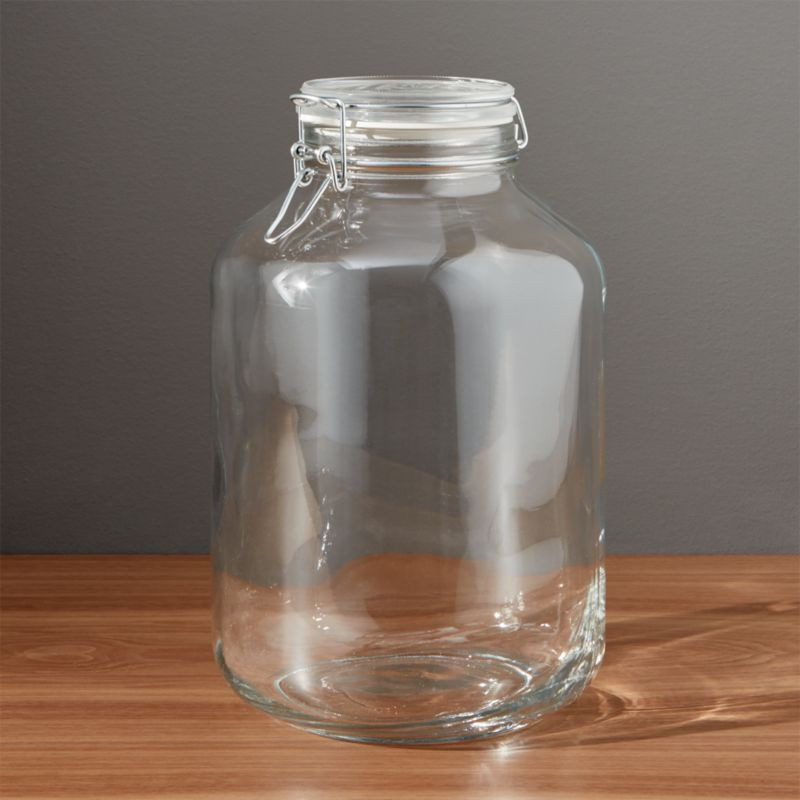 Fido 5-Liter Jar with Clamp Lid + Reviews | Crate & Barrel | Crate & Barrel