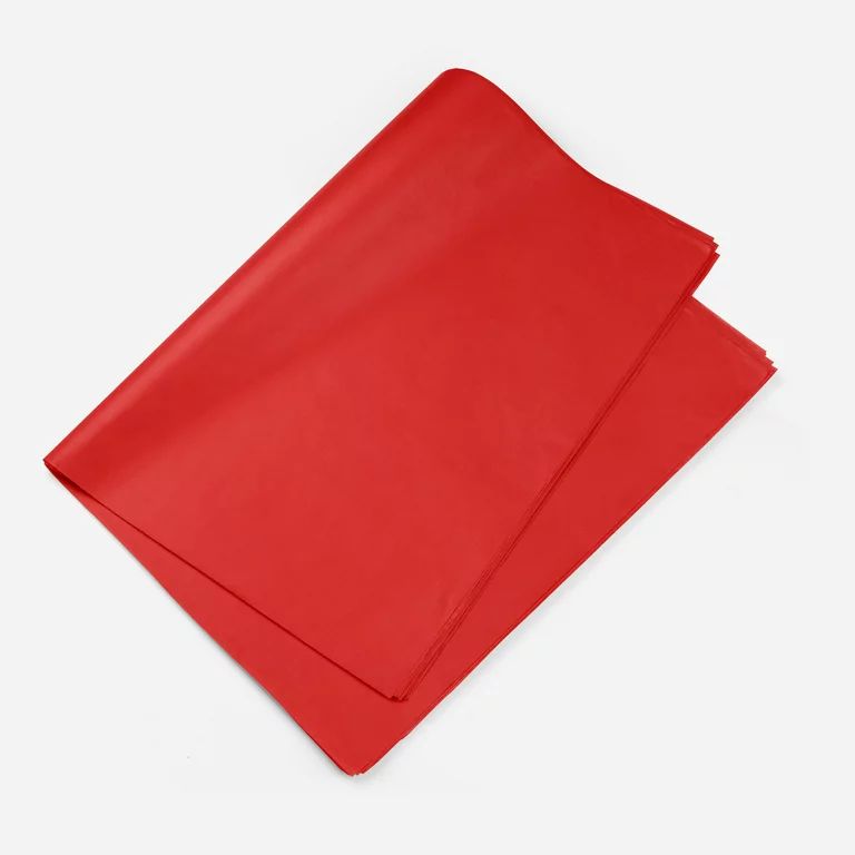 Way to Celebrate Red Color Tissue Paper 10 Count - Walmart.com | Walmart (US)