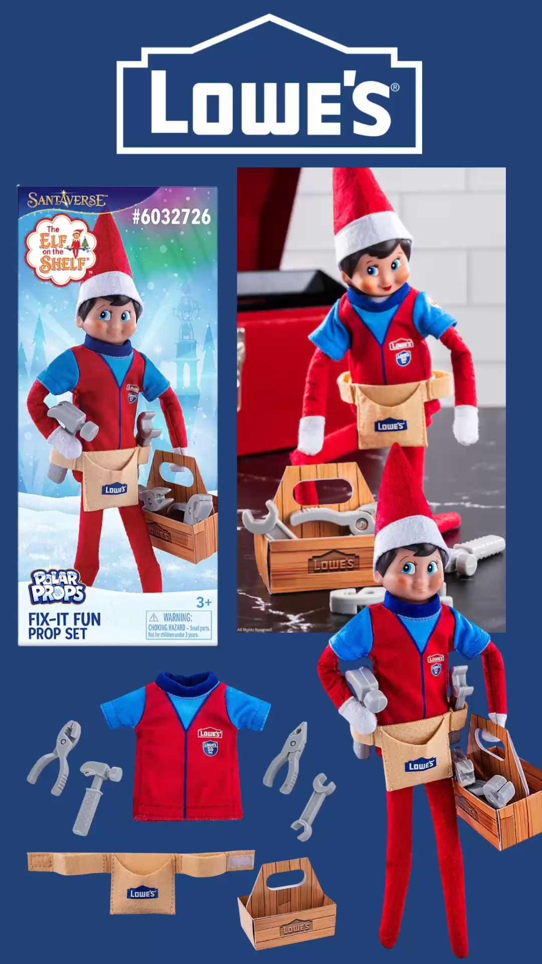 When something mysteriously “breaks” and your Elf becomes the household handyman… this Fix-It Fun Kit from Lowe’s is pure Christmas magic. @loweshomeimprovement #ad #lowespartner 

#LTKKids #LTKHoliday #LTKmomlife