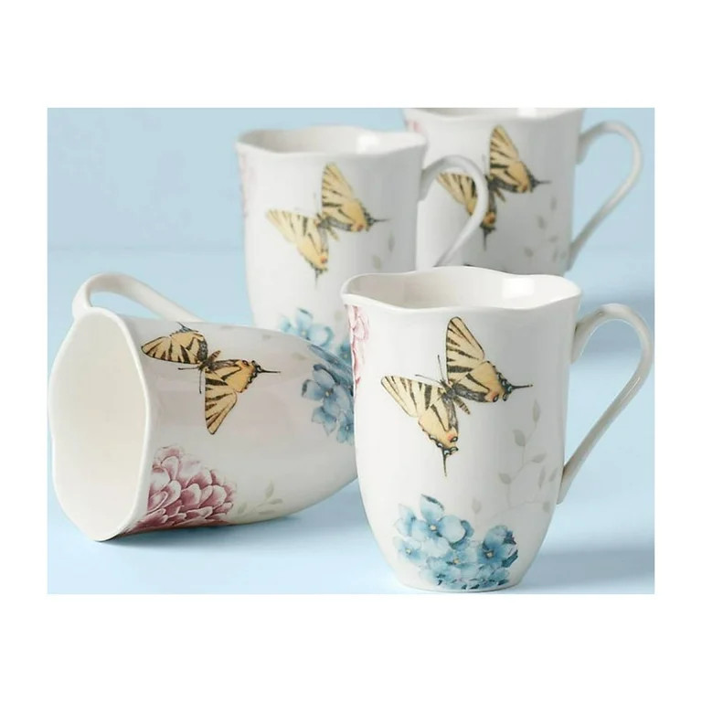 Lenox Butterfly Meadow Hydrangea Dinnerware Mug, Set of 4 | Walmart (US)