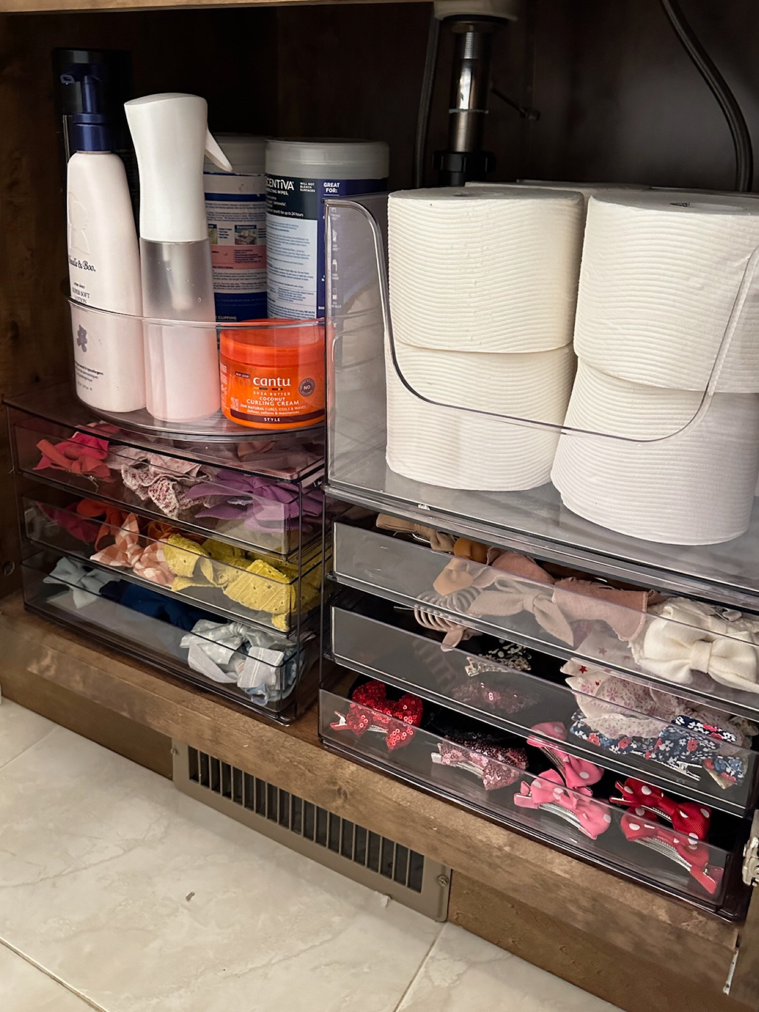 Pull out drawer organizers! 

#LTKhome #LTKU #LTKfamily