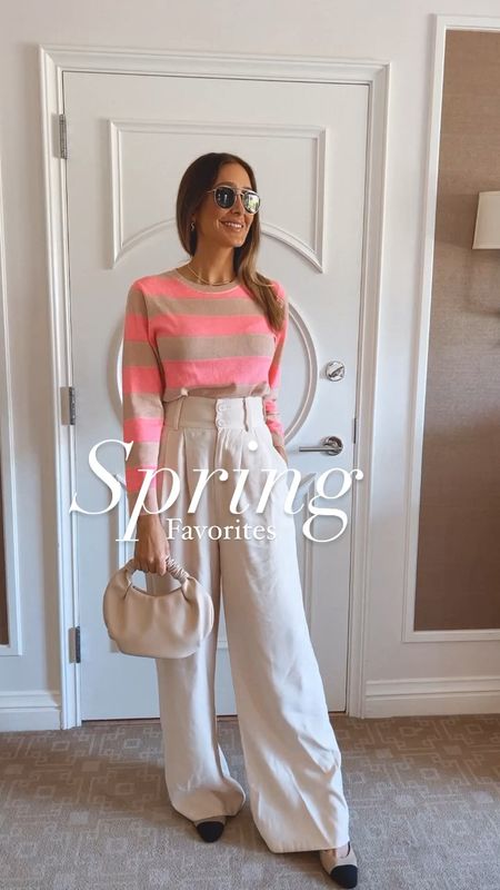 Spring outfit ideas that I am loving!!
Fits true to size 
I’m wearing a size small 

#LTKstyletip #LTKitbag #LTKshoecrush