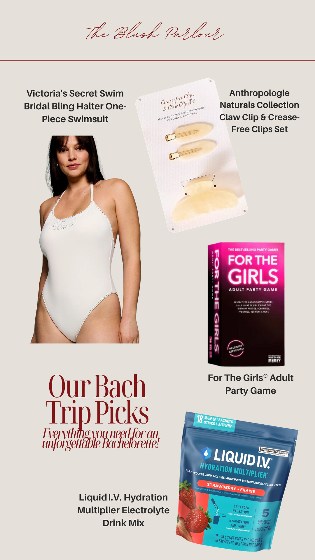 Our Bachelorette must haves! 

 #LTKcanada #LTKwedding #LTKpartywear
