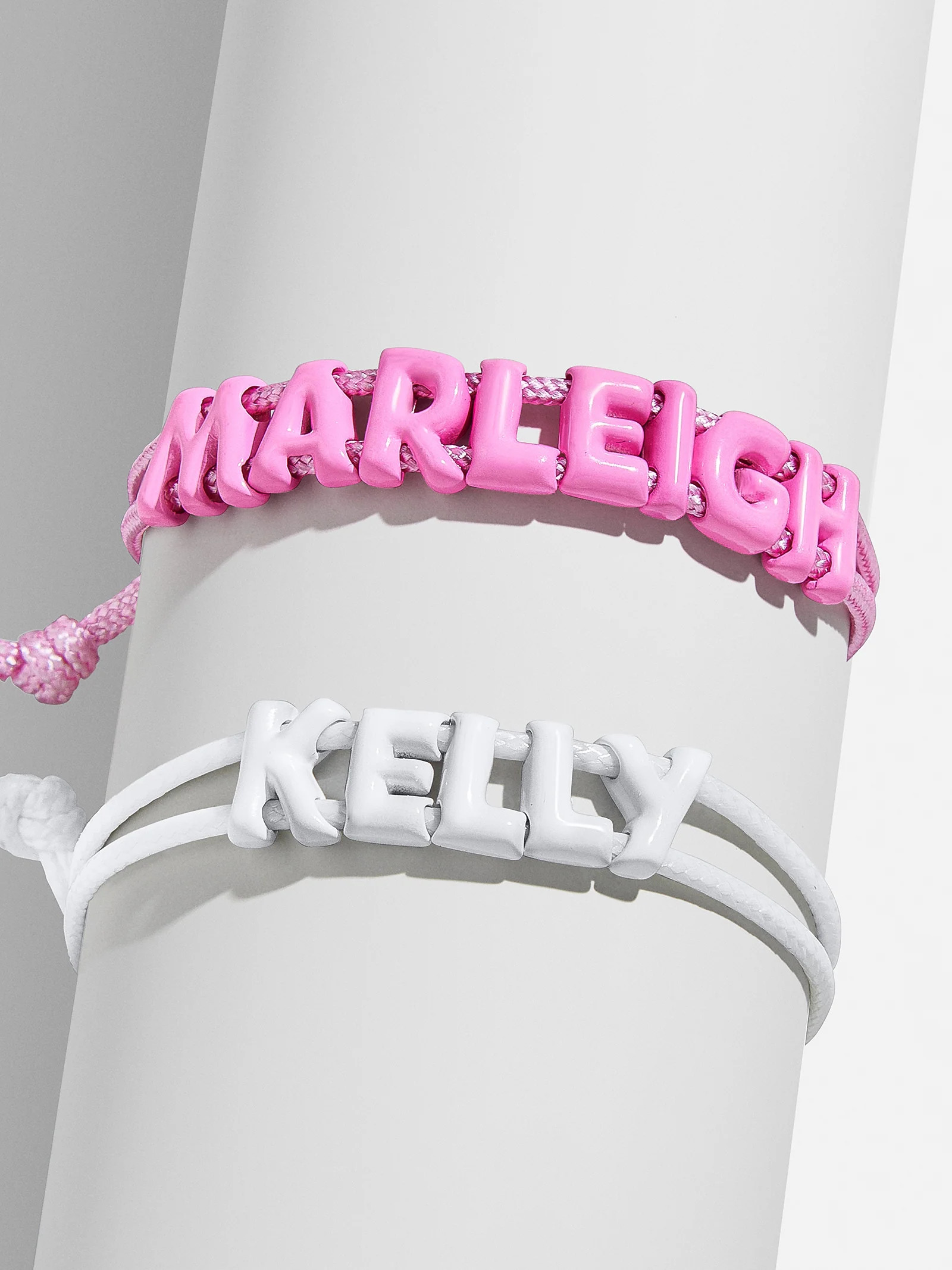 Say It All Custom Slider Bracelet - Hot Pink | BaubleBar (US)