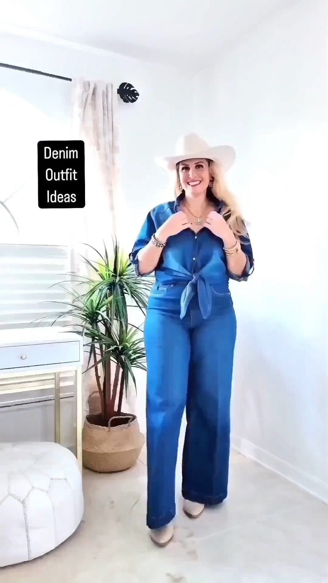 🤠WESTERN OUTFIT for women! What do you think? YES or No? Let me know! I think it’s perfect for Jackson Hole, Wyoming, a Texas Rodeo or a Nashville Country Concert. Hee Haw! 

Wearing a large shirt. Wearing a large in the Spanx pull on denim leggings. Add a cowboy hat to give it that western flare!

Western Outfits Women I Nashville Outfits for Women I Country Concert Outfit

Taylor swift concert outfit ideas I texas rodeo outfit | rave outfits festivals | rodeo outfits for women | houston rodeo outfits for women | rodeo outfit | nashville outfits spring | texas rodeo outfits | all fringe outfit | denim on denim outfit | fringe on fringe | country concert outfit | country concert outfit ideas | country concert outfits | country concert outfit ideas winter | rodeo outfit | rodeo outfit ideas | western glam outfit | rodeo outfits for women | rodeo outfits winter | cowgirl outfit | rodeo outfits | western outfits | western outfits women | country glam outfit | nashville outfit | nashville outfits | rodeo outfits for women | nashville outfits for women | country concert outfit | country concert outfits


#westernfashion #westernstyle #westernwear #westernglam #westernoutfits #countryconcert #countryconcertoutfit #rodeo #rodeofashion #rodeotok #rodeohouston #cowgirl #cowgirlboots #cowboyhat #cowboyhats #nashville #nashvilleoutfit #countryoutfit #countrygirls #fallfashion #falltrends

#LTKSeasonal #LTKOver40 #LTKSaleAlert #LTKTravel #LTKgrwm #LTKootd #LTKMidsize #LTKvlog #LTKU #LTKWorkwear