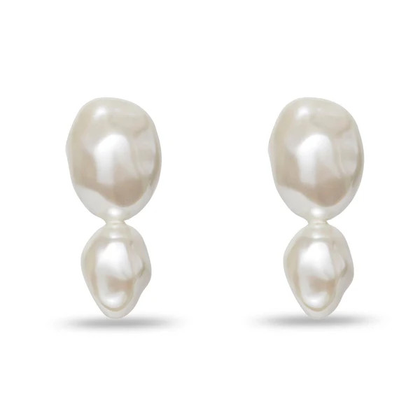 PEARL ESTATE DOUBLE DROP EARRINGS | LELE SADOUGHI