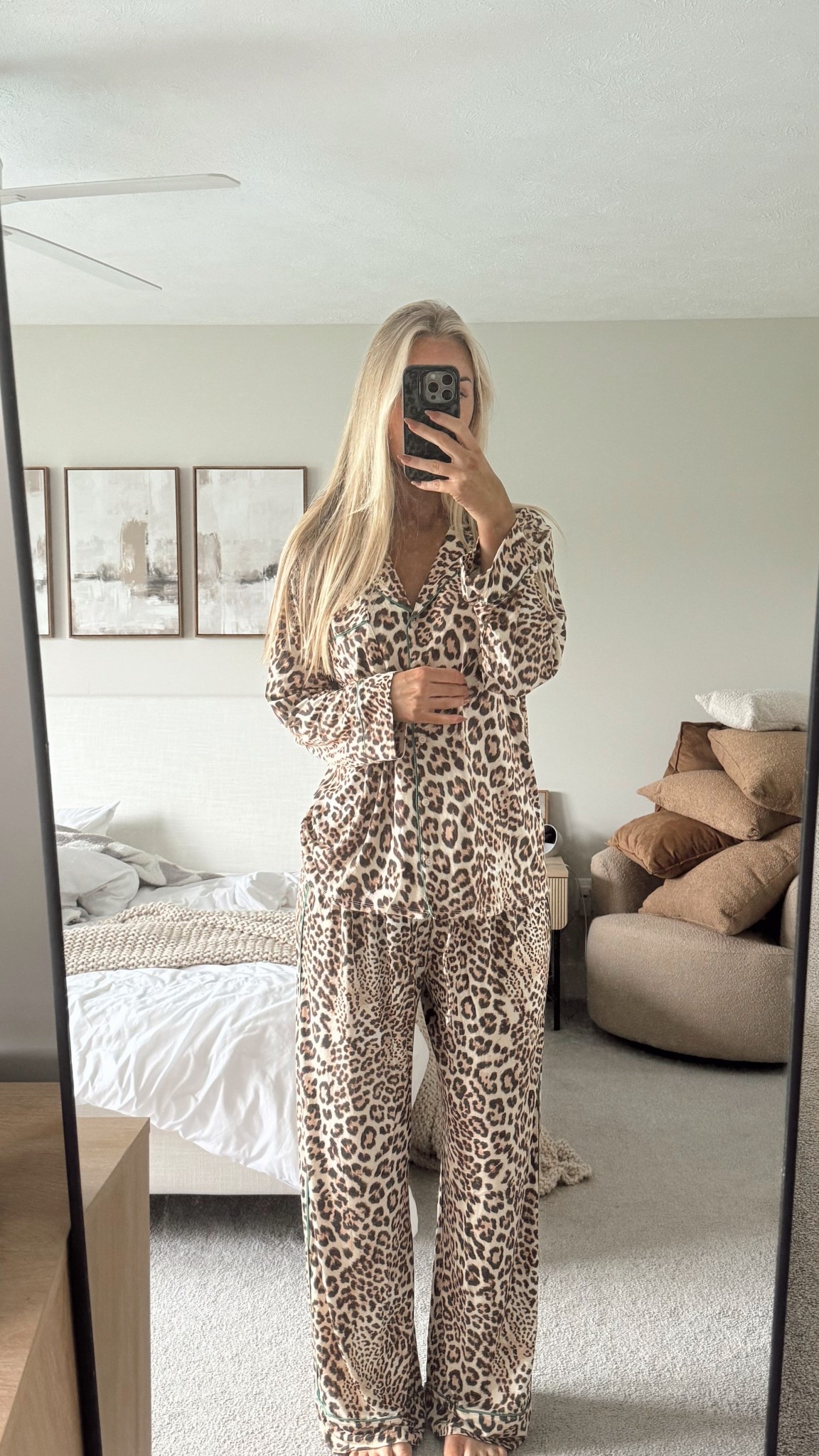 Leopard pjs 🐆 wearing a size M

#LTKFindsUnder50 #LTKTall #LTKFindsUnder100