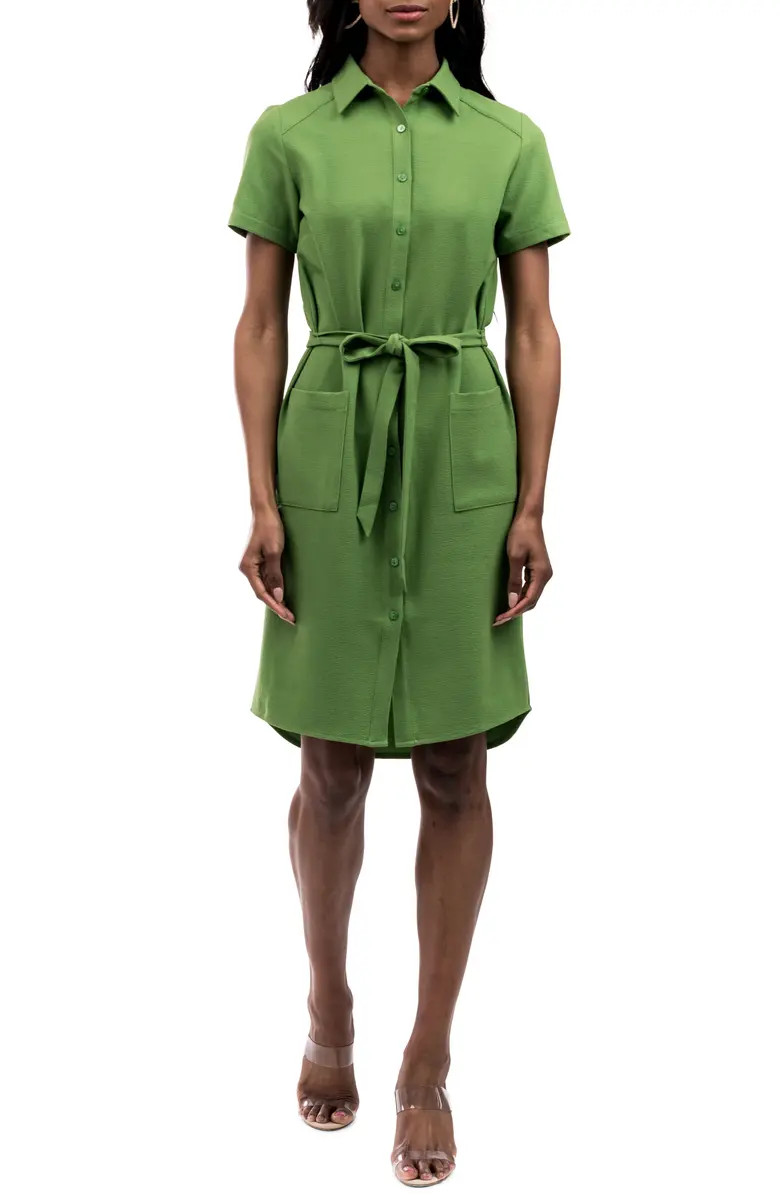 Everyday Woven Button-Up Shirtdress | Nordstrom