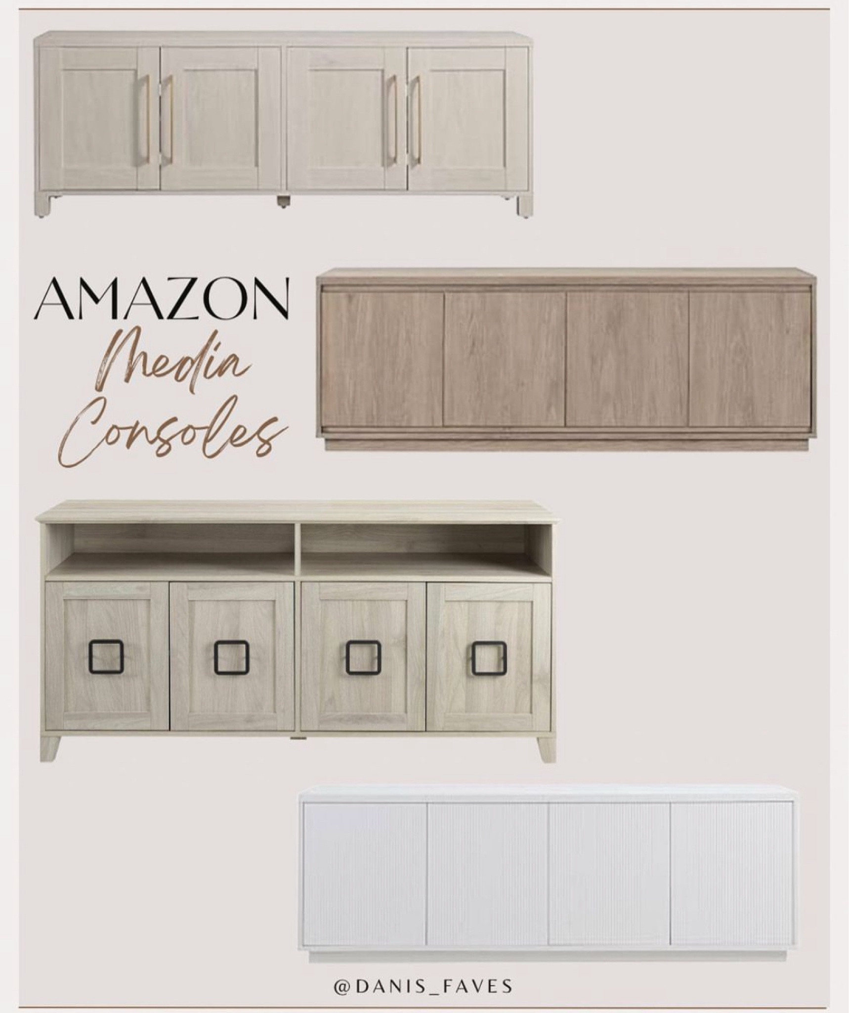Affordable Neutral Media Consoles from Amazon under $500

Follow me for more finds! 

#homedecor #furniture #amazonfinds #livingroom 

#LTKhome #LTKSeasonal #LTKsalealert