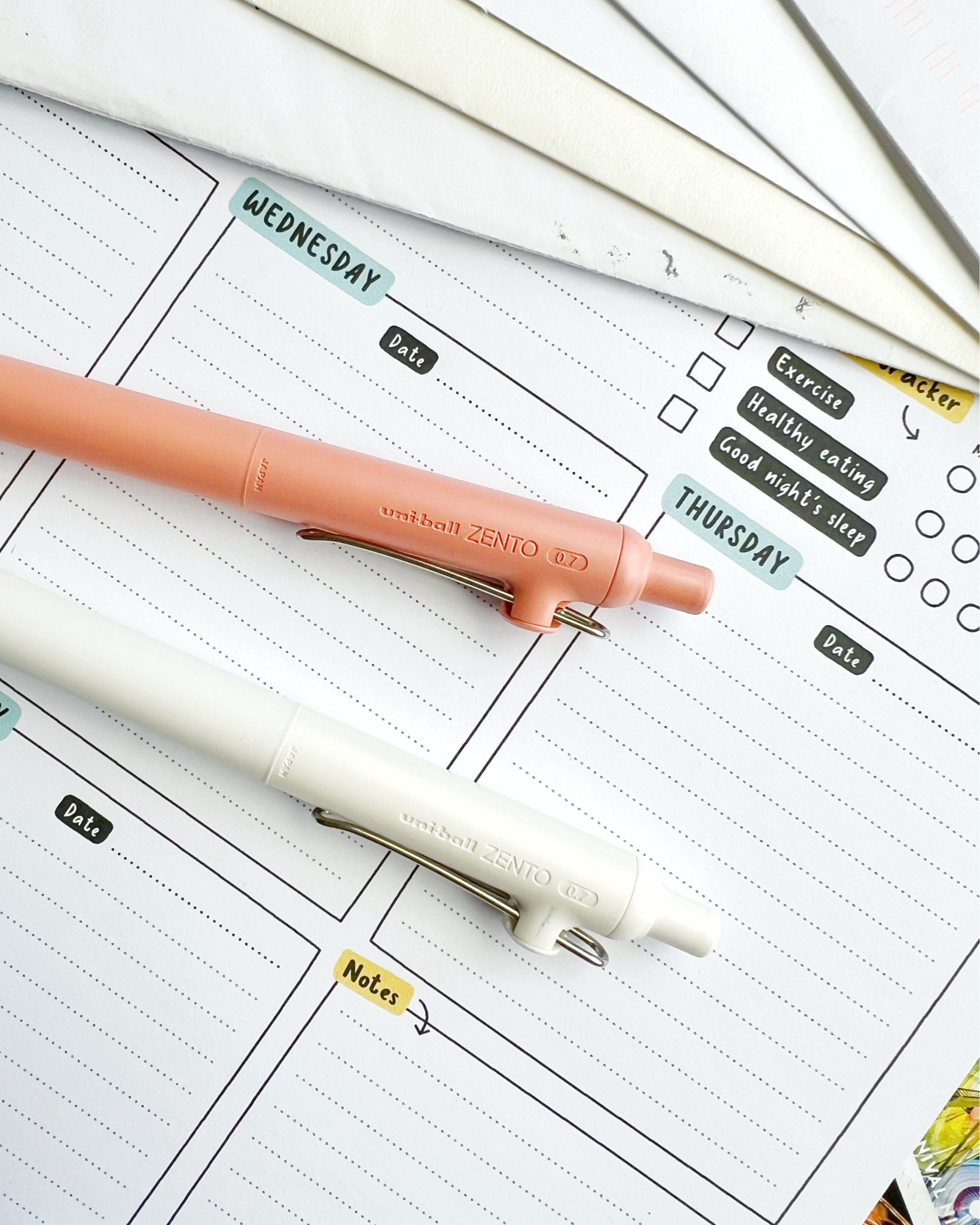 These new ZENTO Gel Pens from @uniballco have been making it just a little more fun to plan out my to-do list, which seems to be growing exponentially. They have a seamless grip and a solid color barrel, which just makes my hand AND eyes happy. It comes in a 0.7 tip, and as someone who prefers a smaller point, I don’t mind these because the ink flow out smoothly but doesn’t gush from this larger .7 size. 

It only comes with black ink, but the barrel comes in six colors. You can buy the two-pack set (the Adobe and Linen shown here) or the four-pack set (with the better colors if you ask me 💜🙃) at Target. Both are linked here.

Check out my lil’ video in the post to see the pens in action. They really do write super smoothly without any smearing. I’d even feel good about recommending these to a lefty who is looking for a cute everyday pen to carry around in their bag or have tossed on their desk under a pile of stickers, kid’s artwork and mail. (That last example might just be the state of my own desk right now. Be glad you can’t see it.)



#LTKVideo #LTKTravel #LTKBacktoSchool