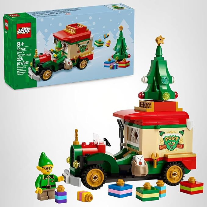 LEGO Santa’s Delivery Truck Building Toy for Kids - Construction Set for Play or Christmas Deco... | Amazon (US)