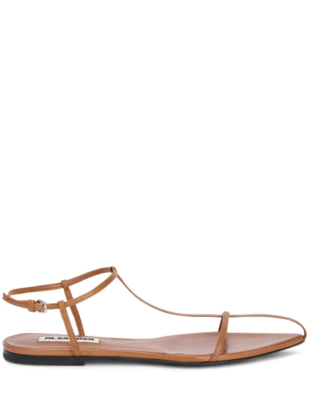 Jil Sander Cage Sandals | Brown | FARFETCH | Farfetch Global