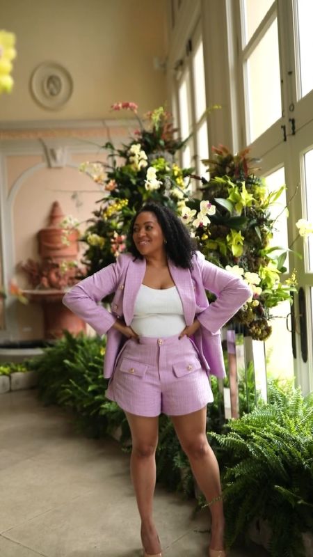 Spring is coming, and I’m garden glam ready in my girl @stephtaylorjackson @shopbuddylove collection lavender suit at @cheekwood Orchids exhibit! 🌸 

It’s funny how we push seasons with clothing and decor before it’s actually even here, but the anticipation of new blooms keeps us on our feet, and there is nothing better in my opinion! It gives us something to look forward too. Snag this look on the link below. 

#LTKmidsize #LTKstyletip #LTKworkwear