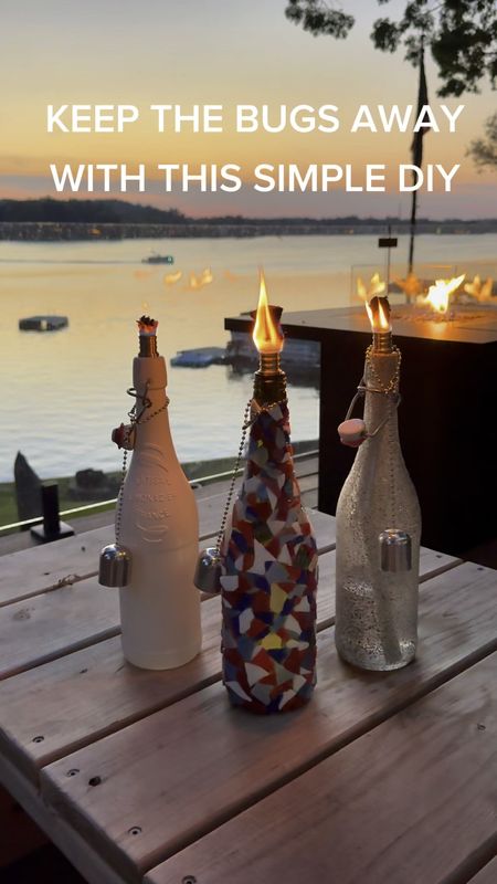 DIY Tiki Torches - Bug Repellent 

Transforming old wine bottles into tiki torches is a creative way to repurpose glass while keeping bugs at bay. Watch to find out how easy this is and the two easy and stylish methods. 

OutdoorLiving | Bug Repellent | DIY | Easy DIY | How To | Summer Vibes | Summer DIY 

#LTKVideo #LTKSeasonal #LTKHome