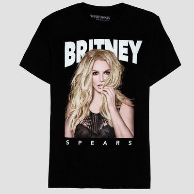 Men's Britney Spears Short Sleeve Graphic T-Shirt - Lava Stone Black | Target