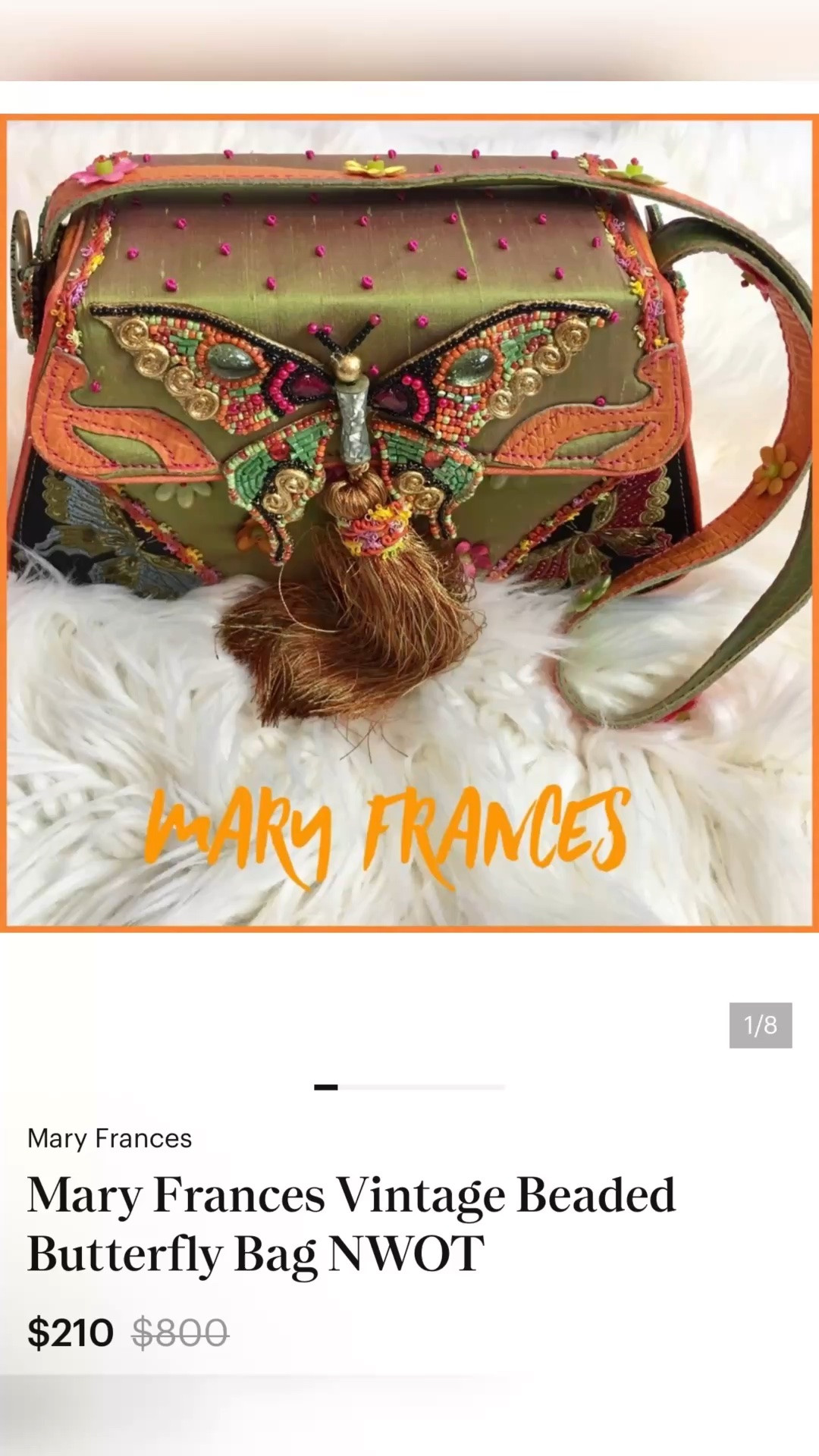 Shop Sourgrapes2 Poshmark closet 🛍️

A vintage statement bag moment 🦋

This Mary Frances butterfly bag was a collector’s piece with so much detail and personality — and it just found a new home. 🤍

I linked similar bags from my closet + other designer and inspiration styles below for anyone who loves unique accessories, vintage charm, and conversation pieces.

#statementbags #vintagefashion #handbaglover #designerbags

#LTKdayinmylife #LTKvlog #LTKSaleAlert