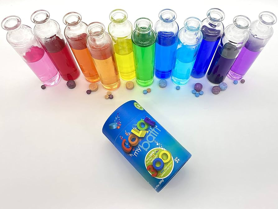 Color My Bath - 300 Count - New Eco-Friendly Container - The Original Fizzy Color Changing Tablet... | Amazon (US)