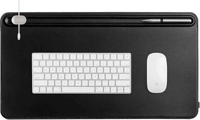 Orbitkey Desk Mat | Made from Premium Vegan Leather and Recycled PET Felt | Document Hideaway | M... | Amazon (US)