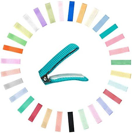 Amazon.com: Baby Girls' Hair Clips, Non-Slip Fully Lined Hair Barrettes, Accessories for Infants,... | Amazon (US)