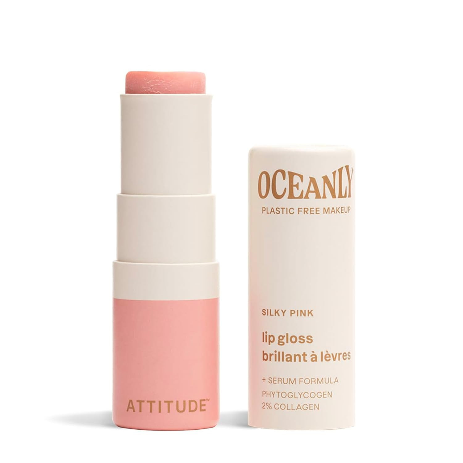 ATTITUDE Oceanly Sheer Lip Gloss Stick, EWG Verified, Titanium Dioxide-Free, Vegan Makeup & Beaut... | Amazon (US)