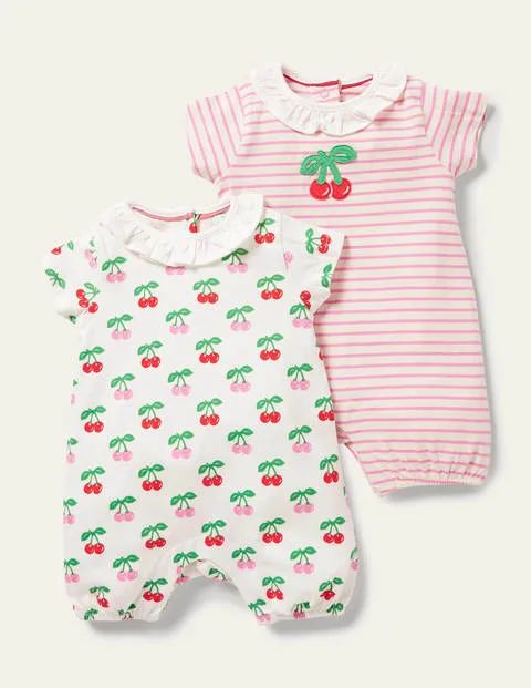 Twin Pack Rompers | Boden (US)