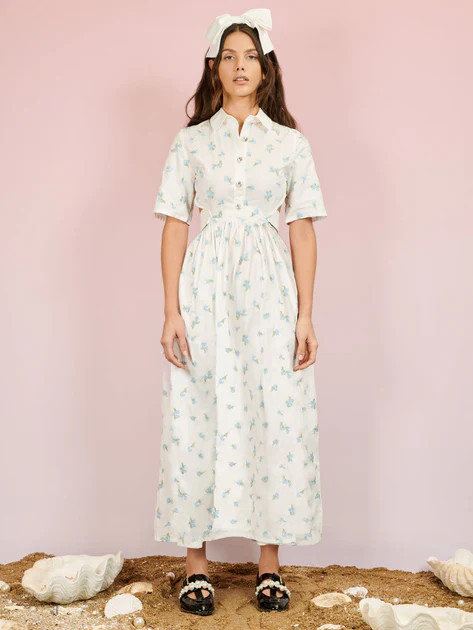 DREAM Lapis Shell Shirt Dress | Sister Jane (UK)