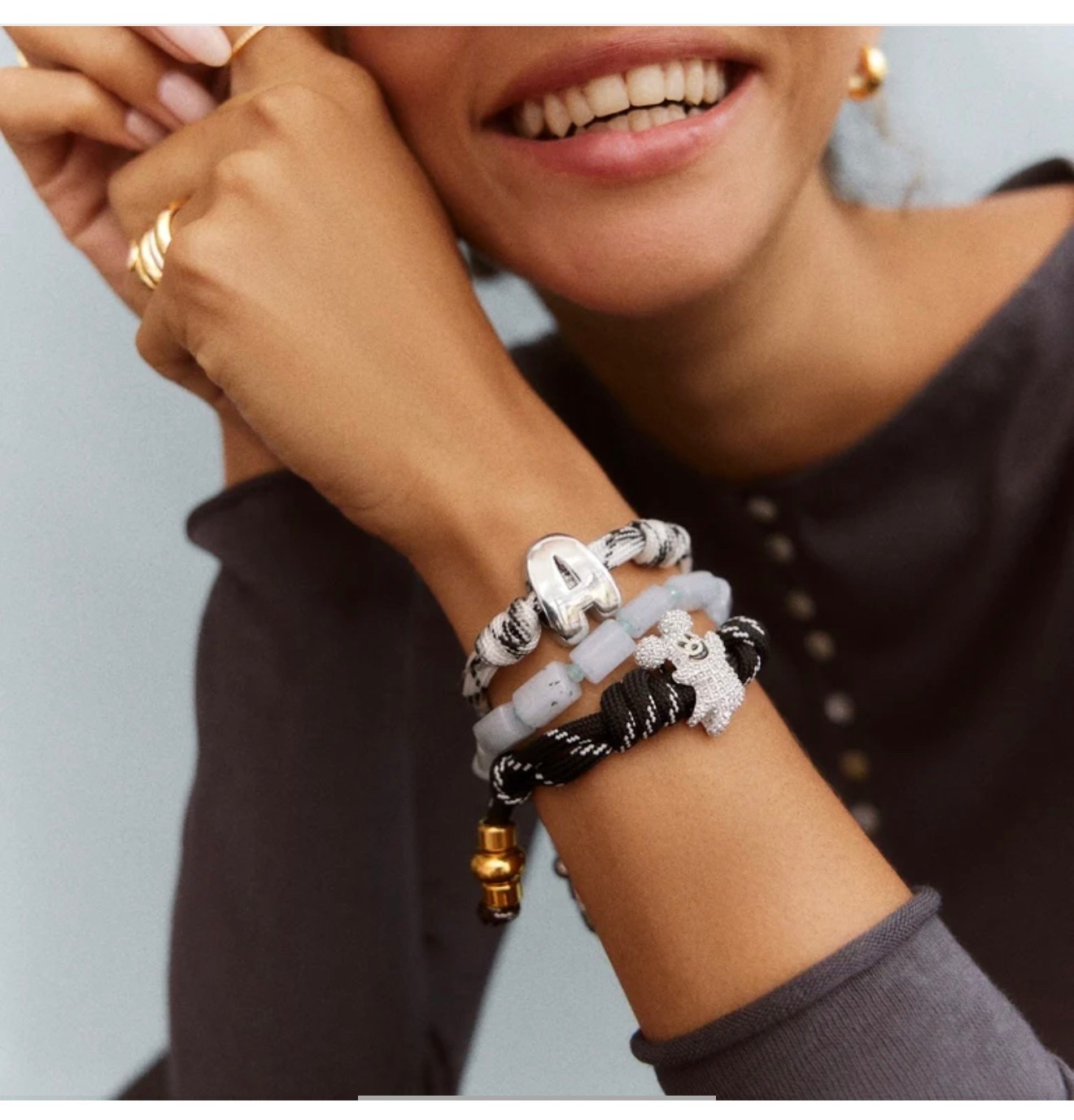Disney Mickey Mouse Ghost Paracord Bracelet