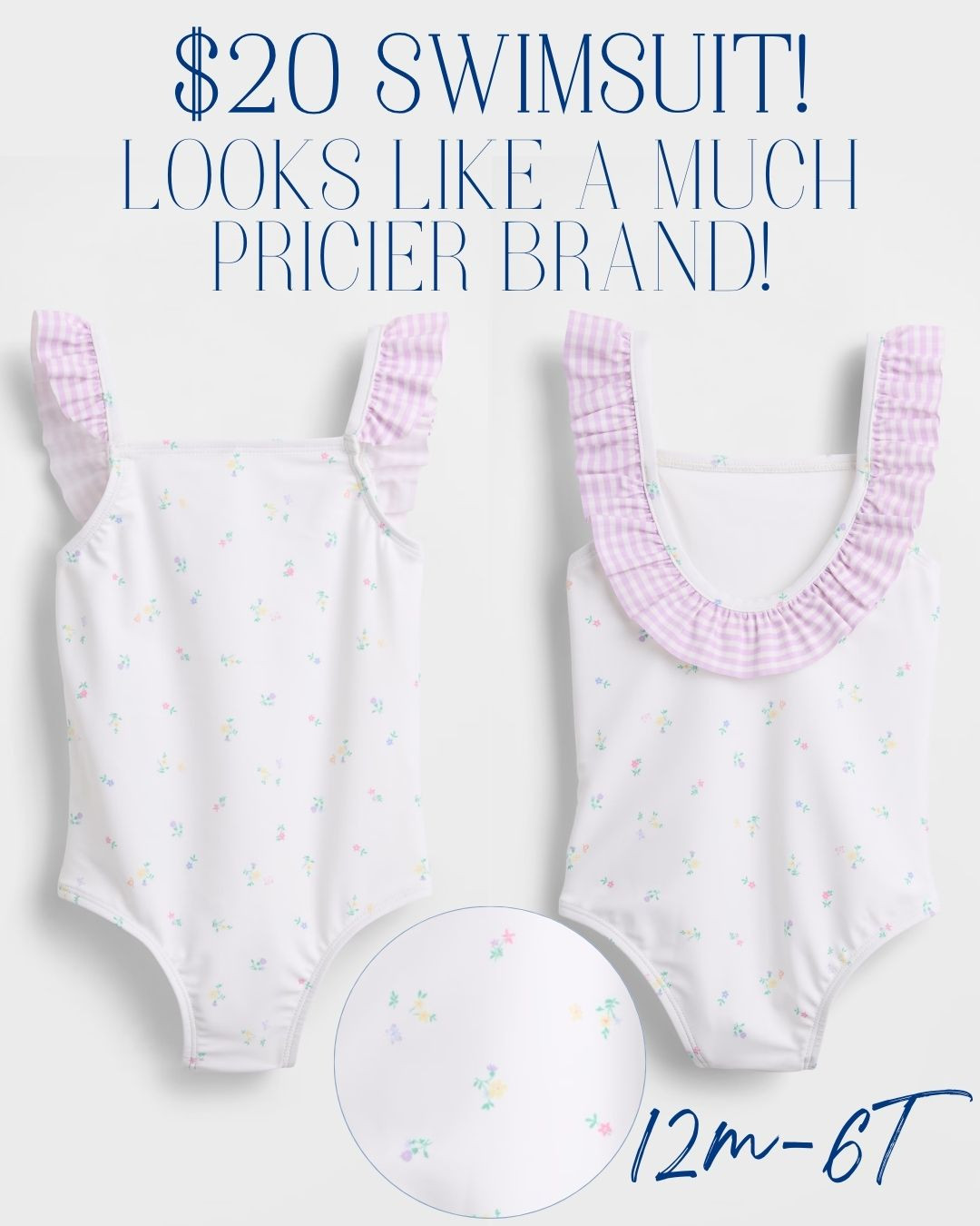 $20 swimsuit! Looks like a much pricier brand! 

 #LTKSaleAlert #LTKBaby #LTKKids