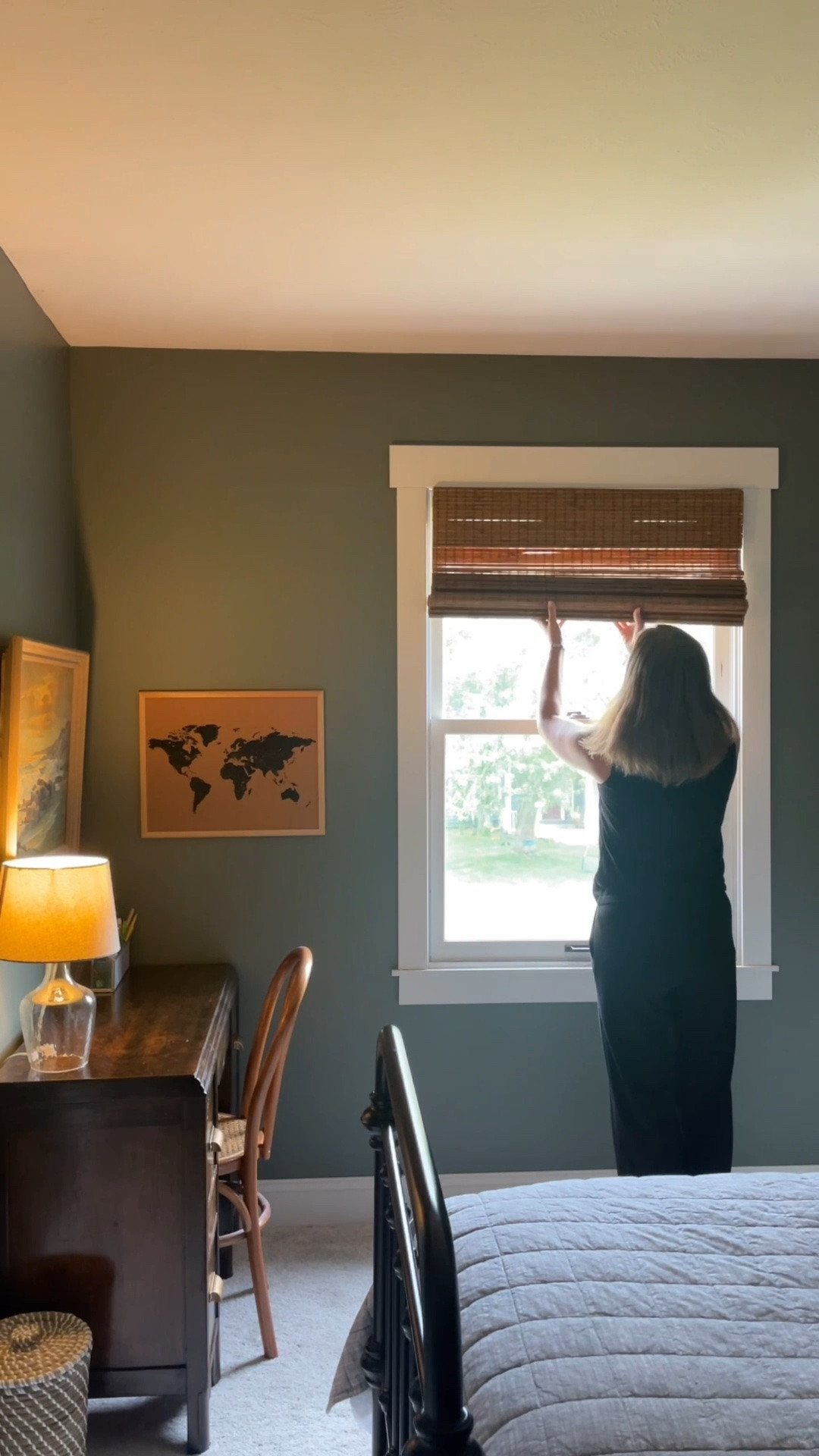 New blackout bamboo shades interior mount from Amazon.  

Bamboo shades.  Blackout shade.

#LTKSaleAlert #LTKHome #LTKOver40