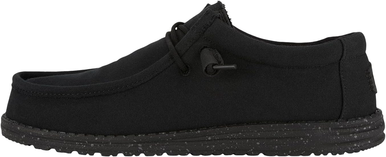Hey Dude Men's Wally Canvas Mono | Men�s Shoes | Men's Slip-on Loafers | Comfortable & Light-We... | Amazon (US)