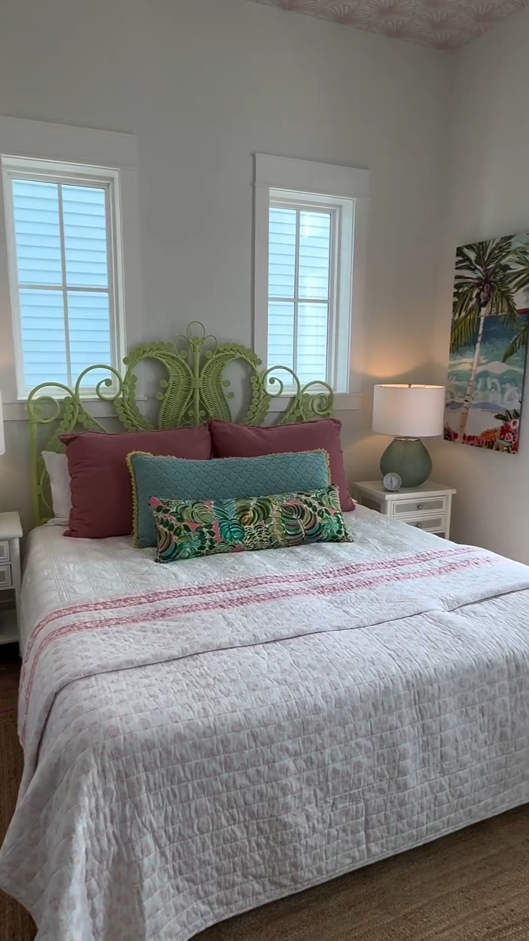 Tropical dreams and palm trees. 🌴🦩 Check out the bedroom and bathroom from our latest project!

#InteriorDesign #InteriorDesigner #BedroomDesign #BedroomDecor #CoastalLiving #BeachHouse #Summer #PinkRoom #CoastalHome #CoastalStyle #CoastalDesign #HomeDecor

#LTKxWayfair #LTKSaleAlert #LTKHome
