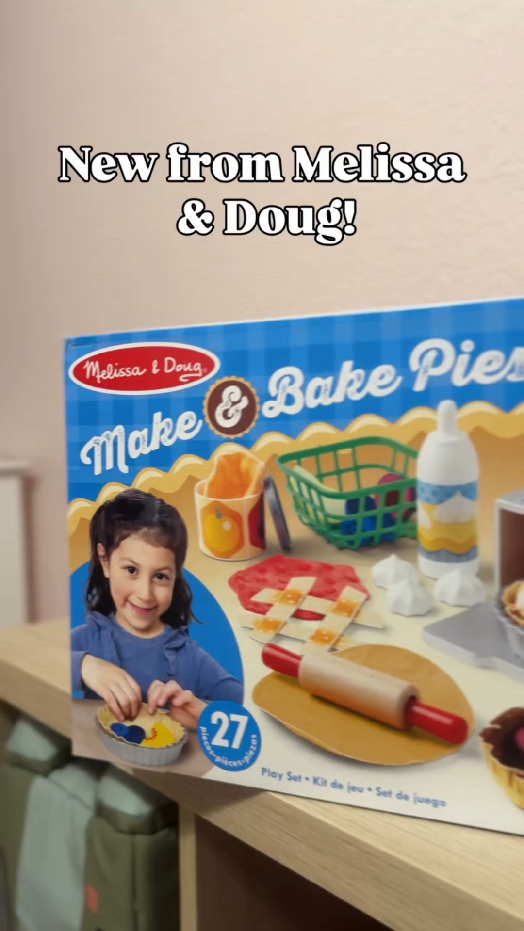 New make and bake set from @melissaanddougtoys 🎁 This would make a perfect gift for your little baker! Follow + comment “SHOP” for a link! ✨MUST BE FOLLOWING FOR THE LINK TO COME THROUGH✨ #paidlink