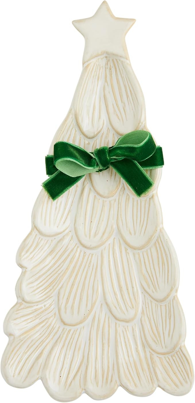 Mud Pie Tree Everything Dish PLATTERS & Trays, 9 1/4" x 4 1/2", WHITE | Amazon (US)