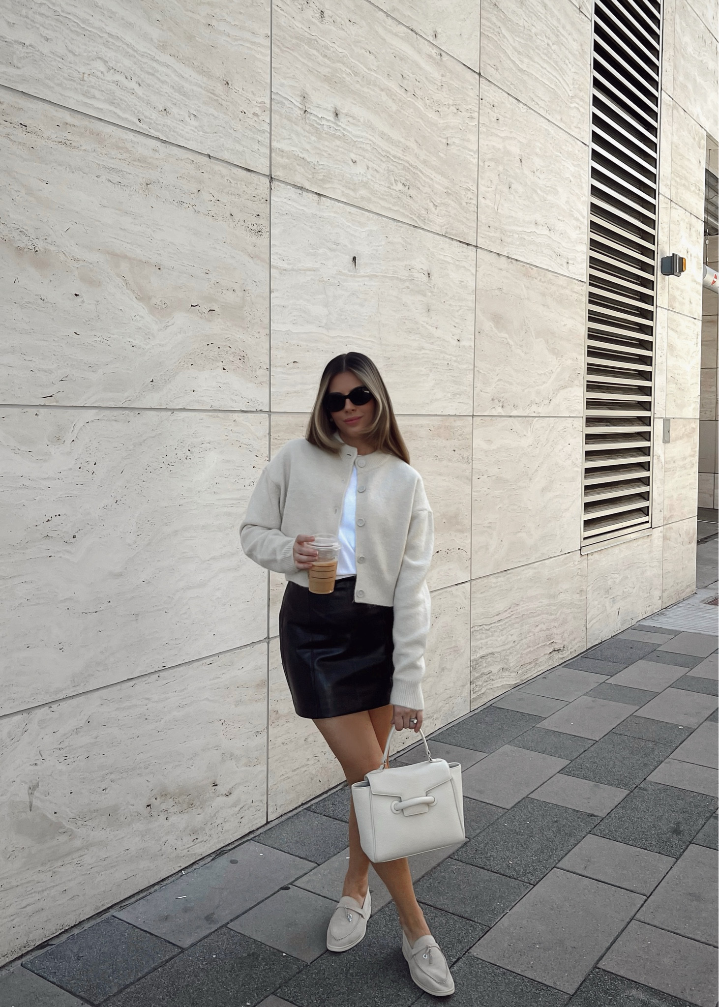 Knit is Zara, Abercrombie mini leather skirt, loro piana loafers

#LTKshoecrush