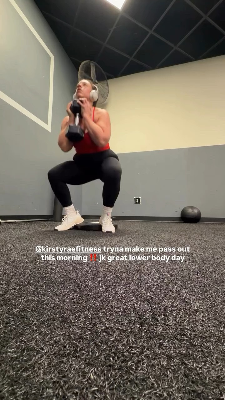 @kirstyraefitness tryna make me pass out this morning ‼️ jk great lower body day

#LTKActive #LTKootd #LTKfitnessgoals