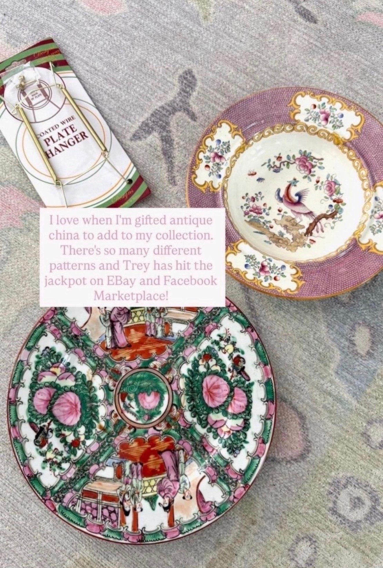 There is nothing better than the charm of antique china to bring character to a blank wall or shelf. These plates are some of my favorite finds, and using simple wire plate hangers makes displaying them so easy.

#LTKHome