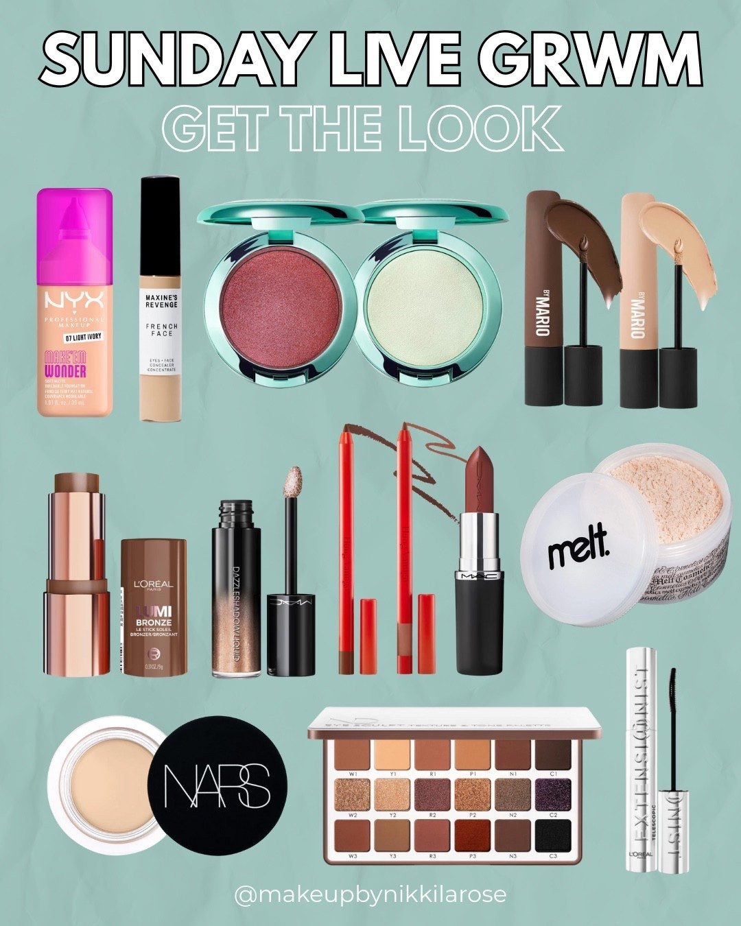 My full makeup look from my YouTube live last Sunday! ❤️

#LTKBeauty