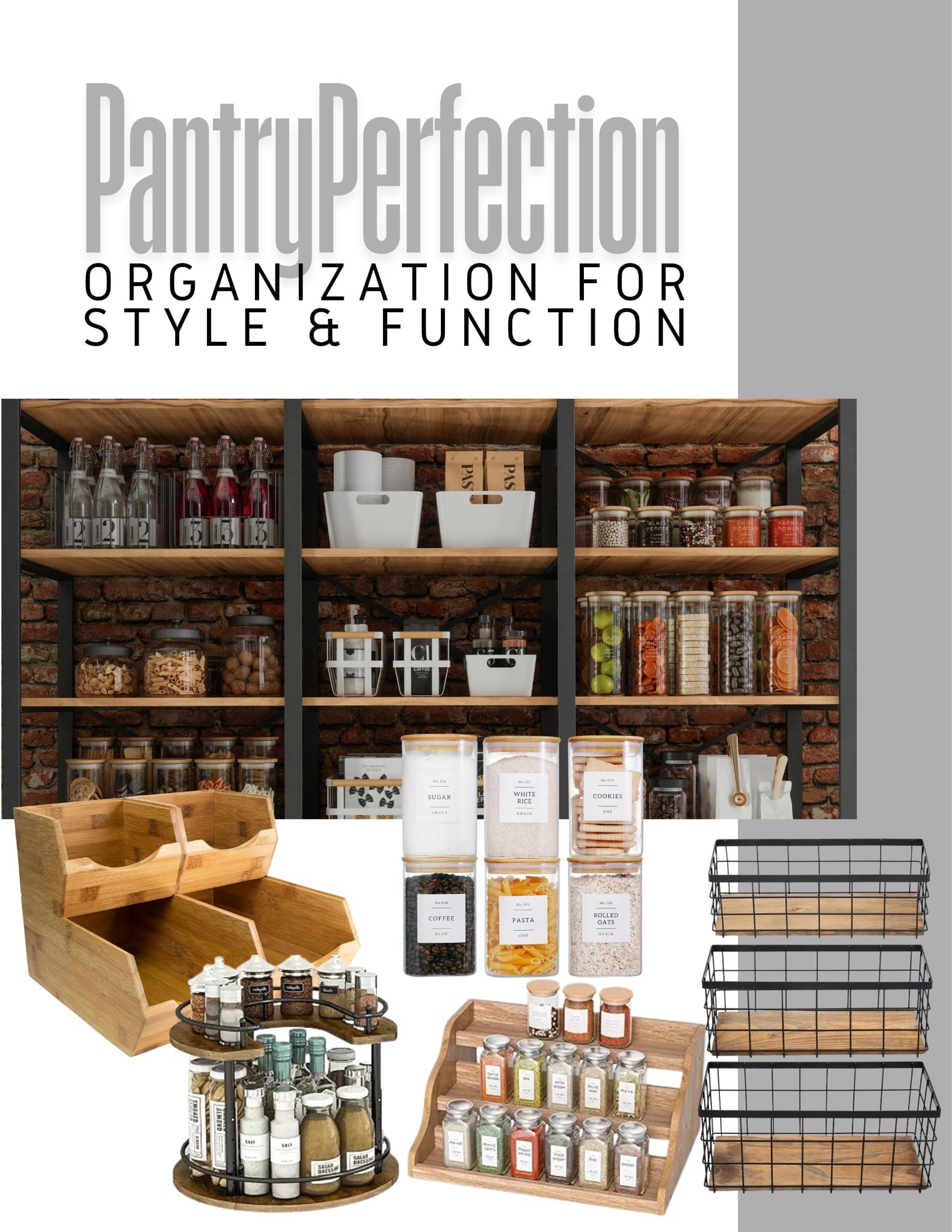 Pantry Perfection ✨ These organization essentials make it easy to create a pantry that’s both functional and stylish. Simple solutions that keep everything visible, accessible, and beautifully organized.

#LTKfoodie #LTKHome #LTKmomlife