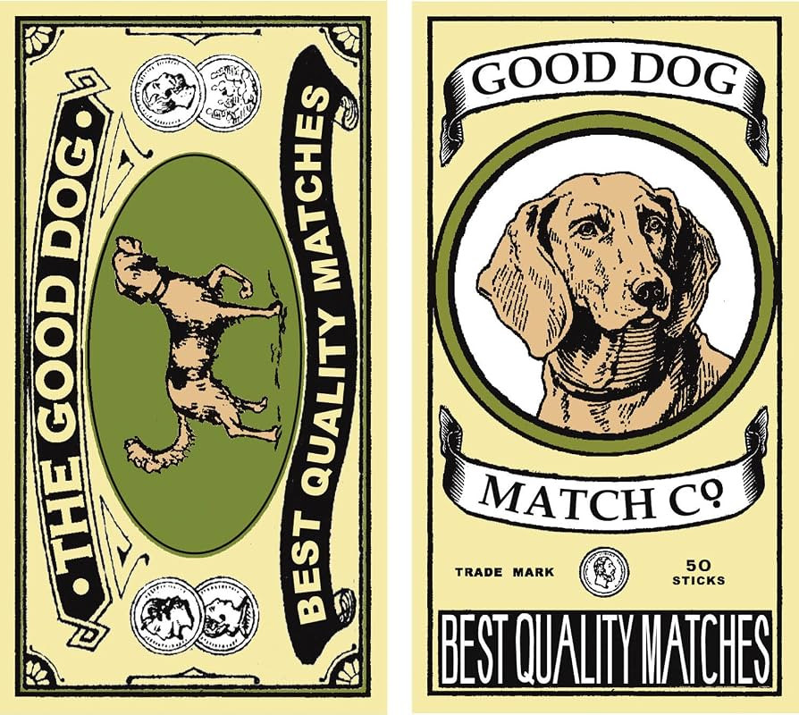 HomArt Large Decorative The Good Dog Matches | Amazon (US)