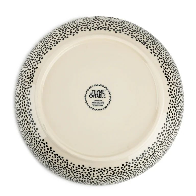 Thyme & Table Stoneware Serve Bowl, Dot | Walmart (US)