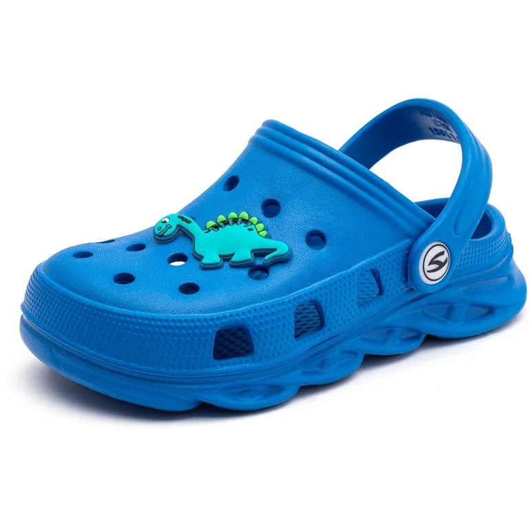 HOBIBEAR Boys and Girls Classic Graphic Garden Clogs Slip on Water Shoes(Toddler/Little Kids/Big ... | Walmart (US)