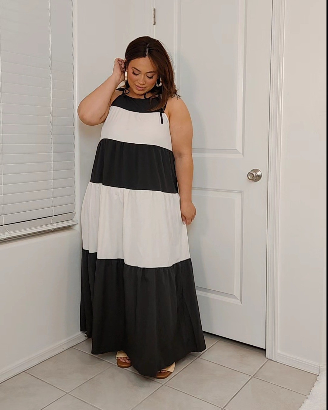 Amazon Milumia Women's Striped Cami Maxi Dress Color Block Tie Shoulder Flowy Summer Vacation Dresses

#LTKPlusSize #LTKMidsize